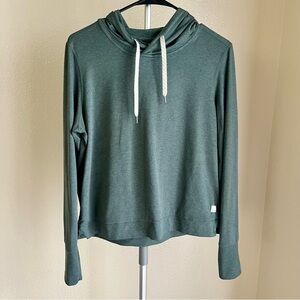 Vuori Halo Essential Hoodie VW226 Kelp Heather Size M